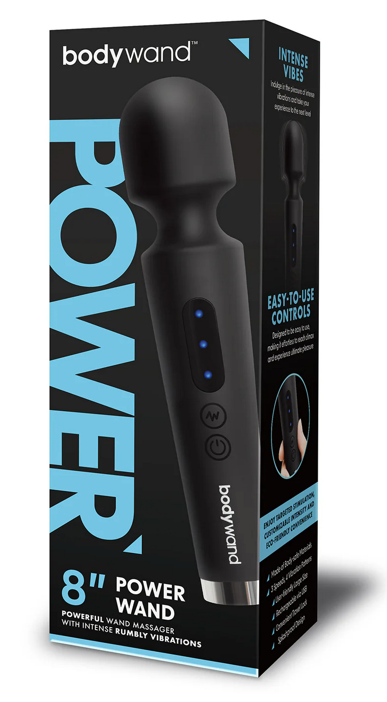 8" Power Wand From Bodywand in Black