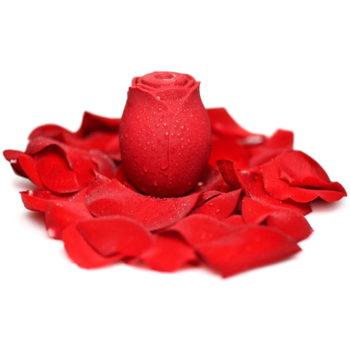 Bloomgasm | Mystic Rose Sucking & Vibrating Silicone Rose - Red