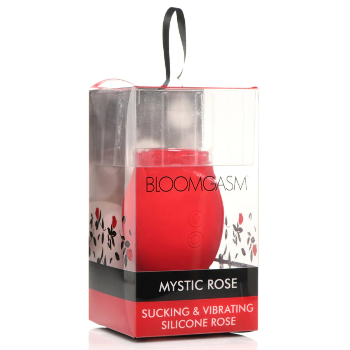 Bloomgasm | Mystic Rose Sucking & Vibrating Silicone Rose - Red