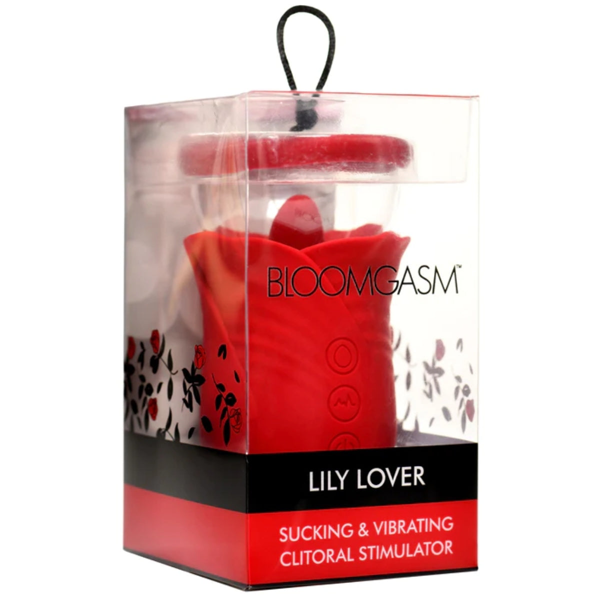 Bloomgasm | Lily Lover Sucking & Vibrating Clitoral Stimulator - Red