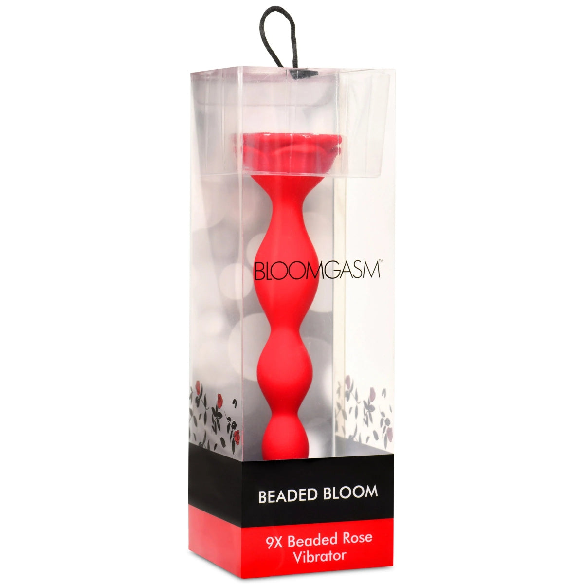 Bloomgasm | Beaded Bloom 9X Beaded Rose Vibrator - Red