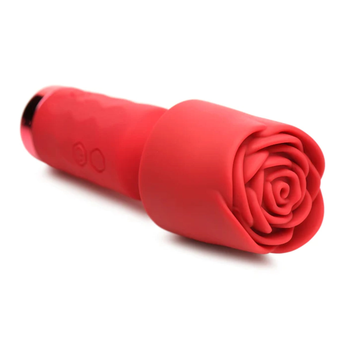 Bloomgasm | Pleasure Rose Petite Mini Silicone Rose Wand - Red