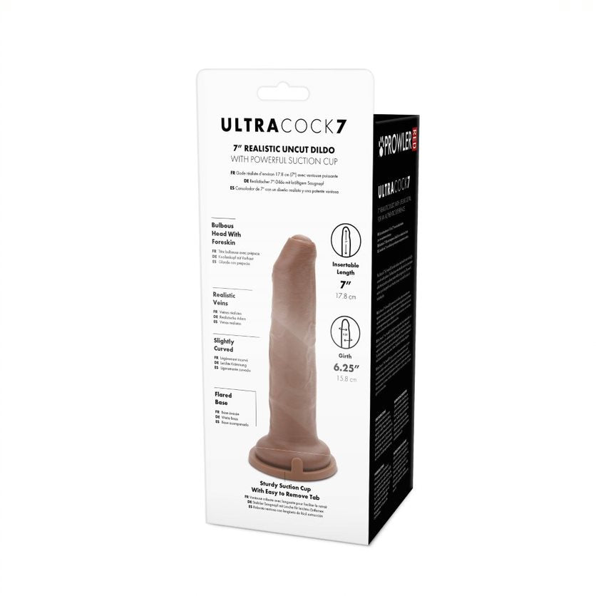 Suction Base Dildos Prowler RED Uncut Ultra Cock 7    | Awaken My Sexuality