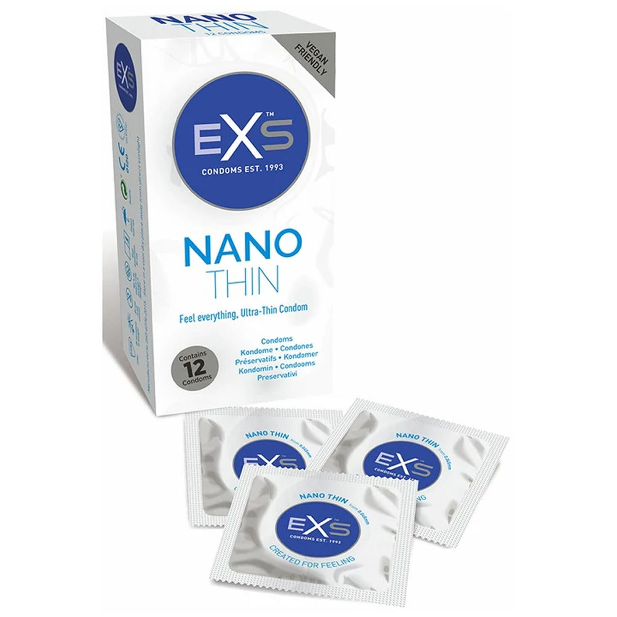 EXS | Nano Thin Condoms - 12 pack