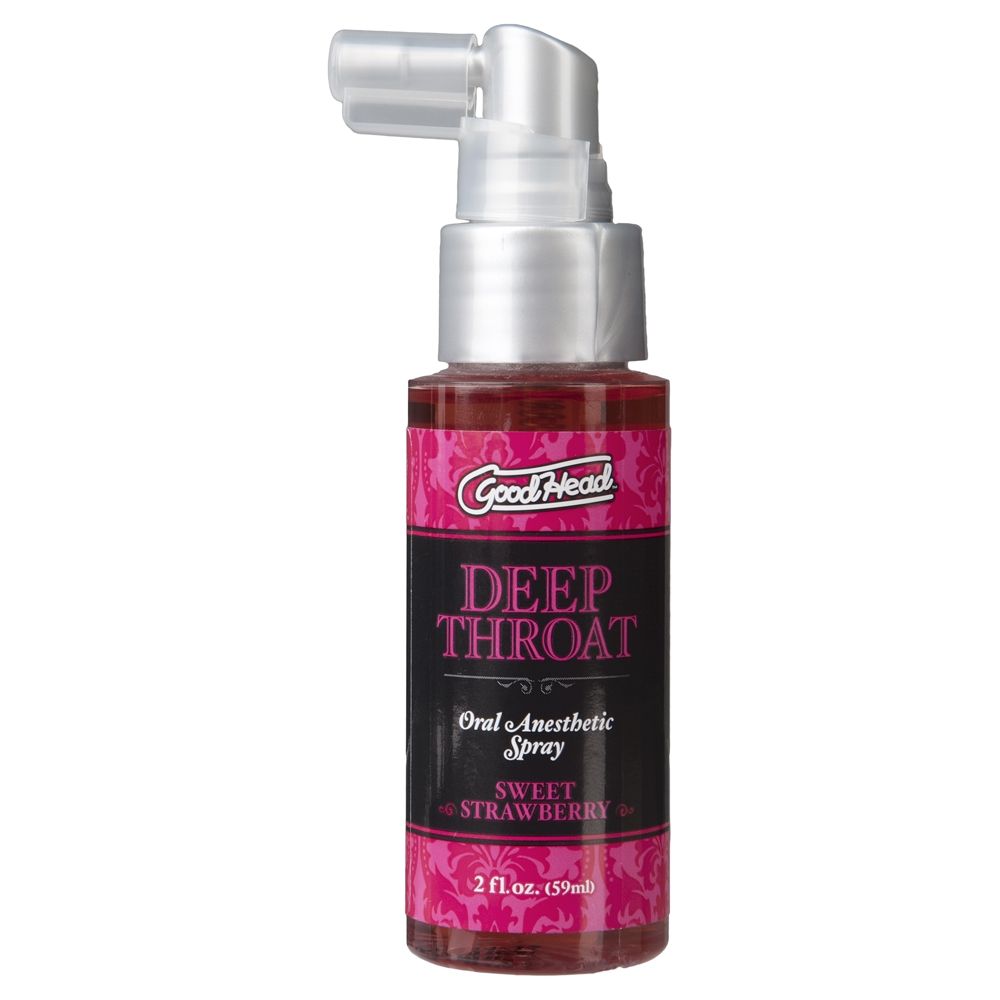 Goodhead | Deep Throat Oral Anesthetic Spray Sweet Strawberry - 2 fl oz / 59ml