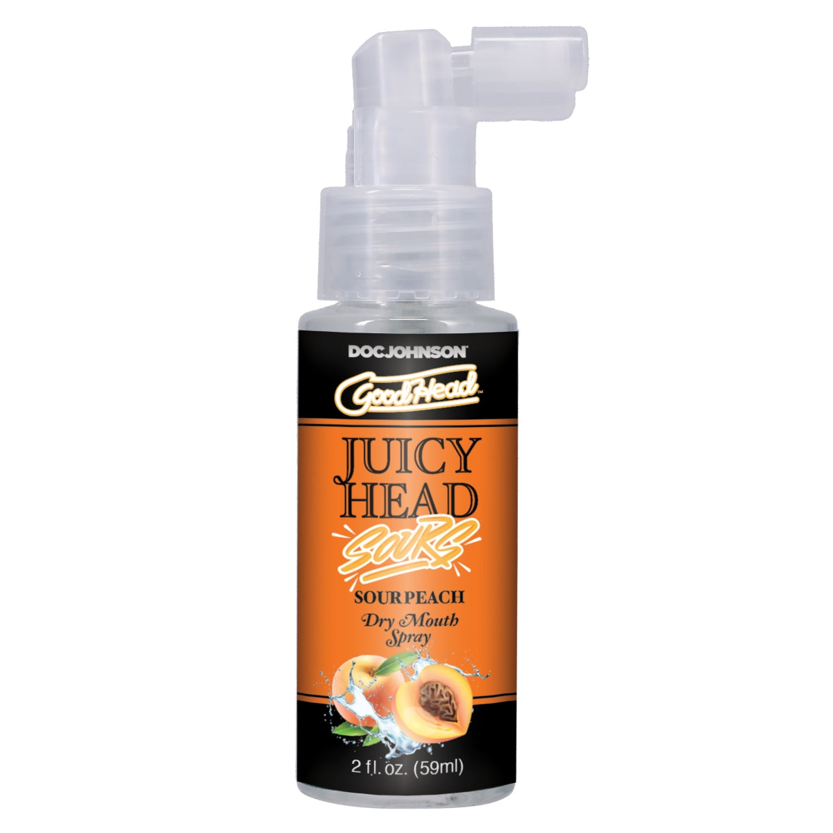 Flavoured Dry Mouth Spray GoodHead | Juicy Head Sours Dry Mouth Spray Sour Peach - 2 fl oz / 59ml    | Awaken My Sexuality