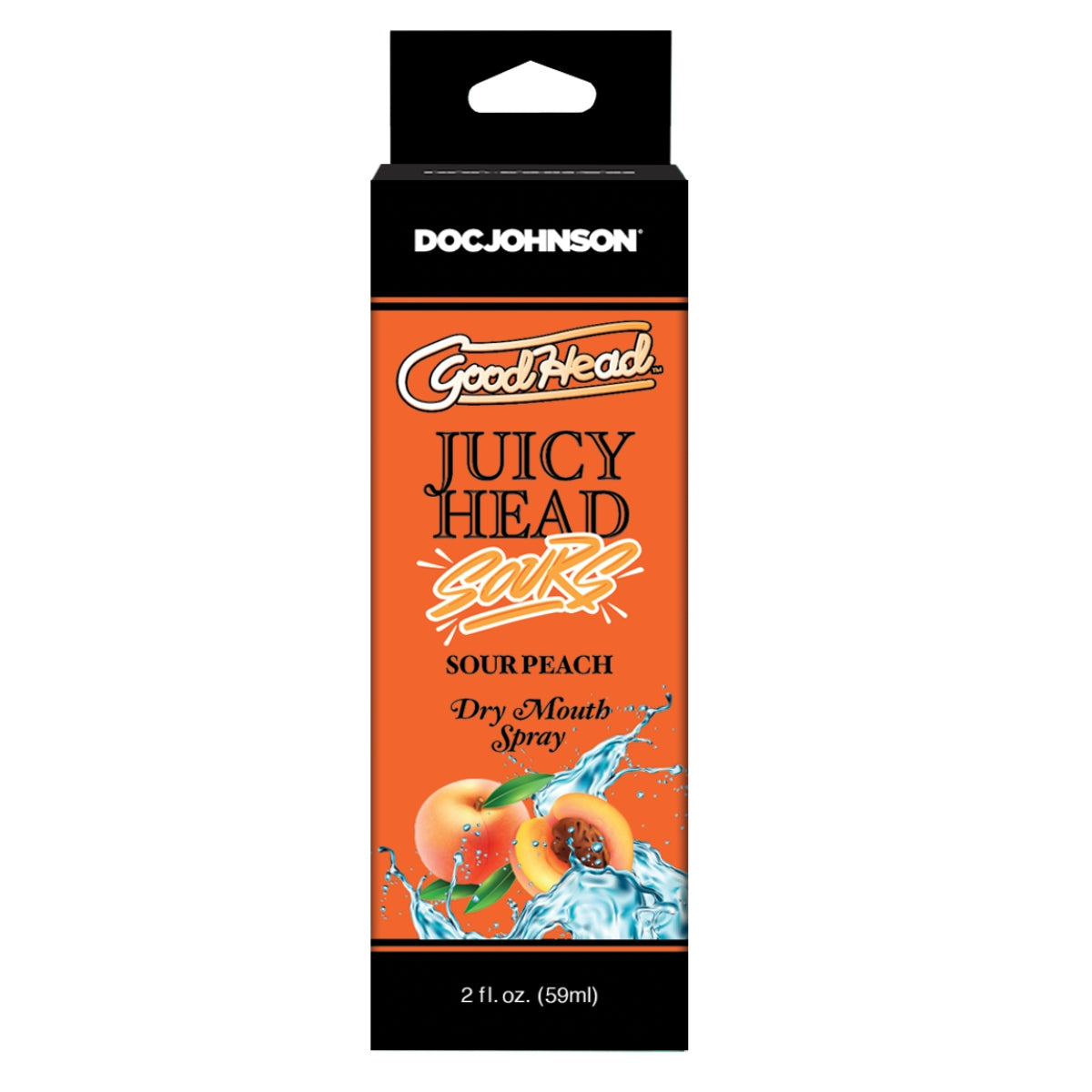 Flavoured Dry Mouth Spray GoodHead | Juicy Head Sours Dry Mouth Spray Sour Peach - 2 fl oz / 59ml    | Awaken My Sexuality