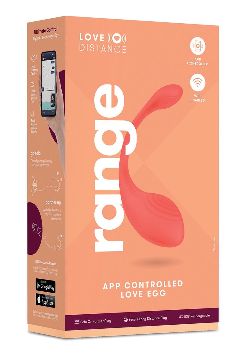 LOVE DISTANCE | RANGE App controlled Egg - Orange