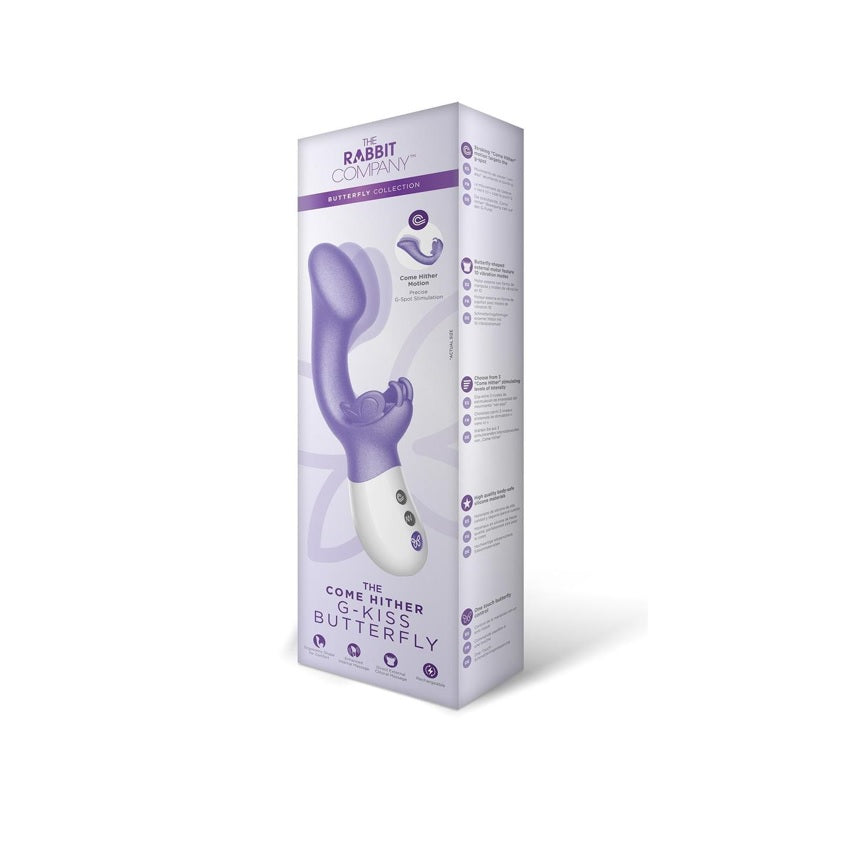 The Rabbit Company | The Come Hither G-Kiss Butterfly Vibrator Purple