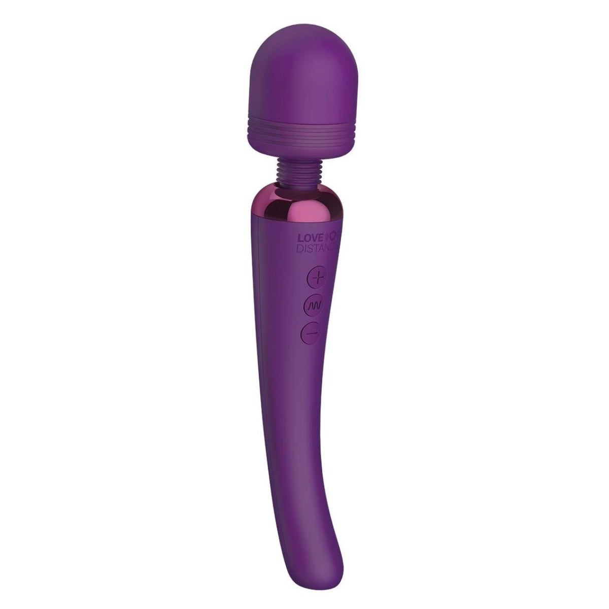 LOVE DISTANCE | GRASP App Controlled Vibrating Wand - Purple