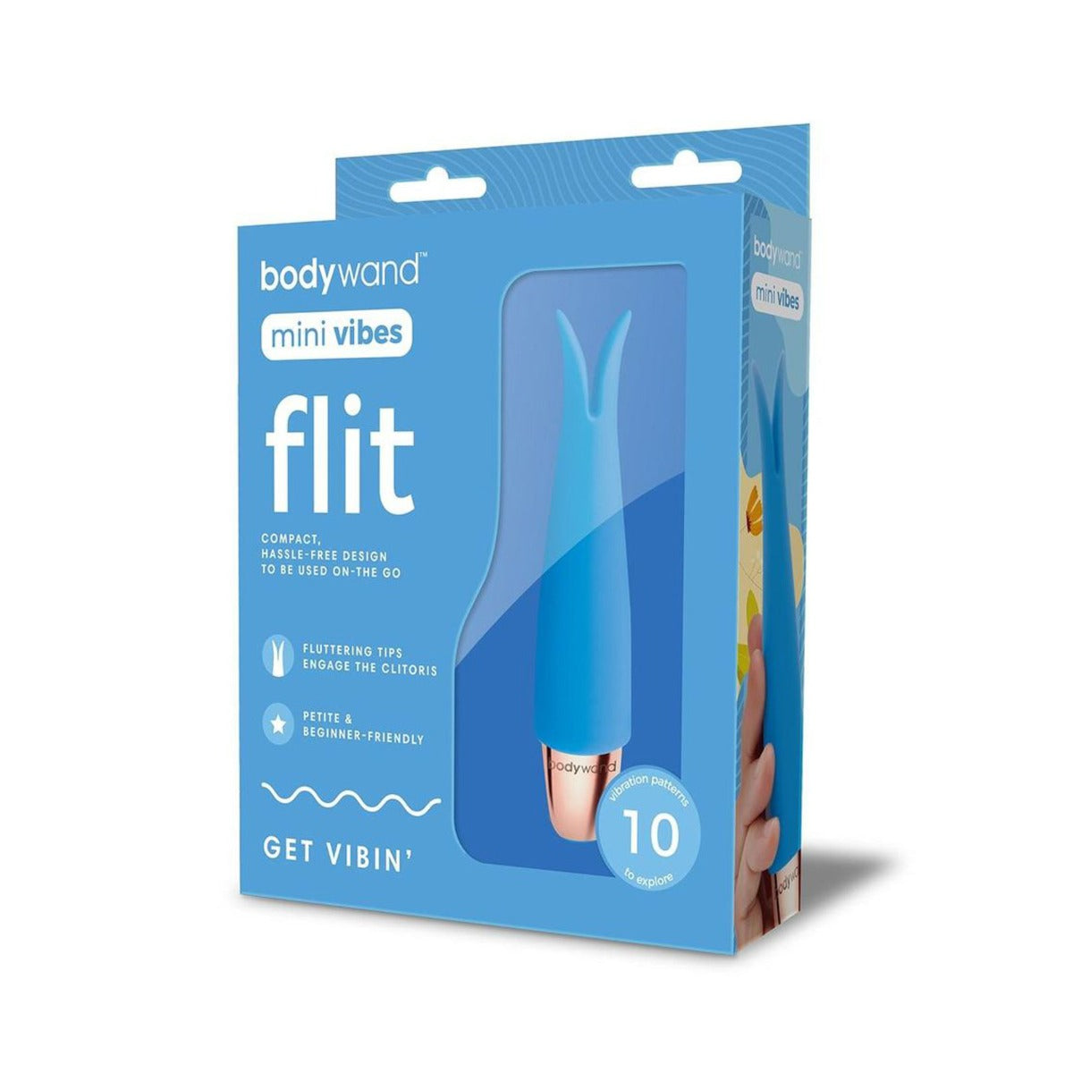  Bodywand | Mini Vibes Flit Vibrator - Blue    | Awaken My Sexuality