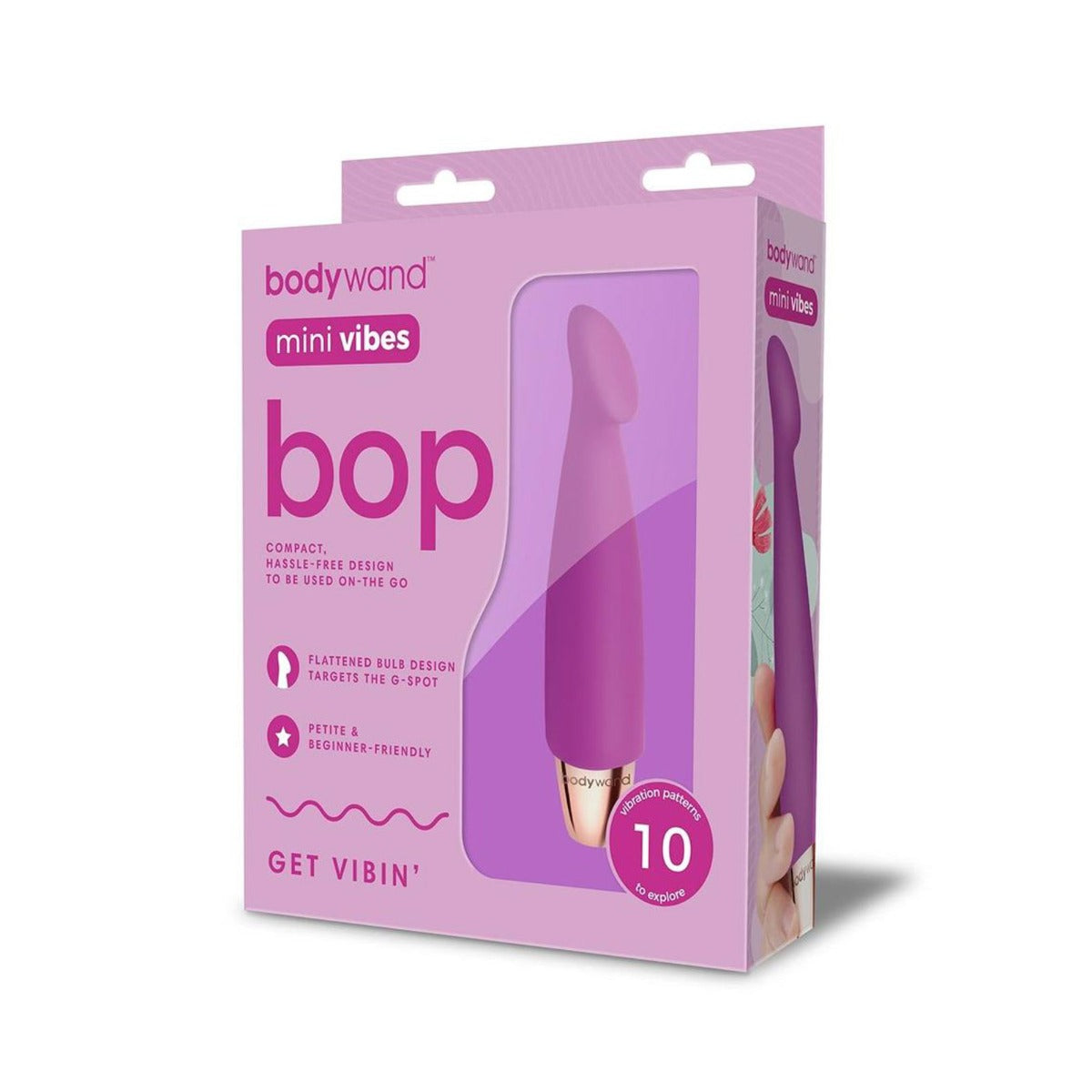 Vibrating G Spot Bodywand | Mini Vibes Bop Vibrator - Purple    | Awaken My Sexuality