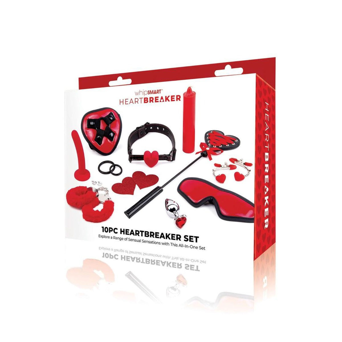 WhipSmart | 10 Piece HEARTBREAKER set -  Black & Red