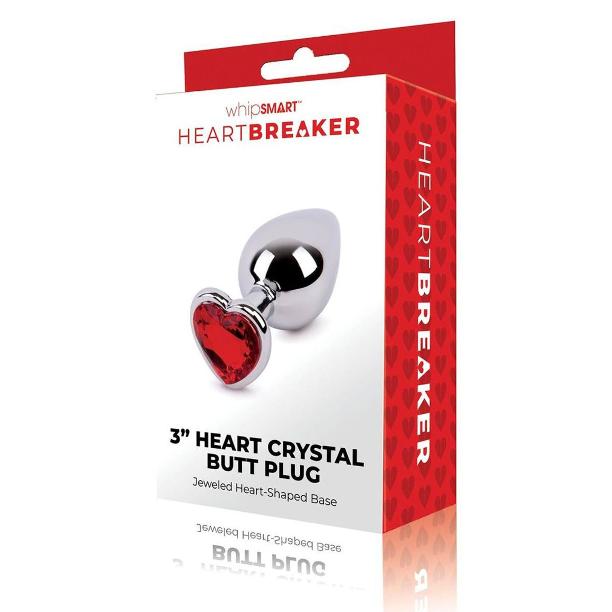 WhipSMART | HEARTBREAKER METAL BUTT PLUG - 3 Inches