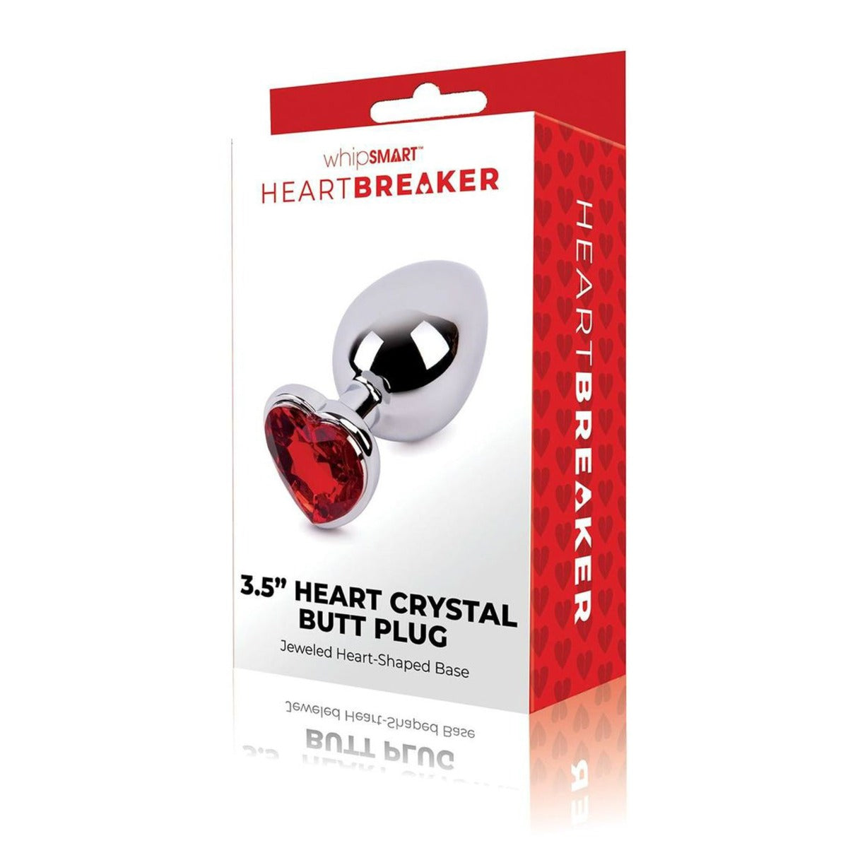 WhipSMART | HEARTBREAKER METAL BUTT PLUG - 3.5 Inches