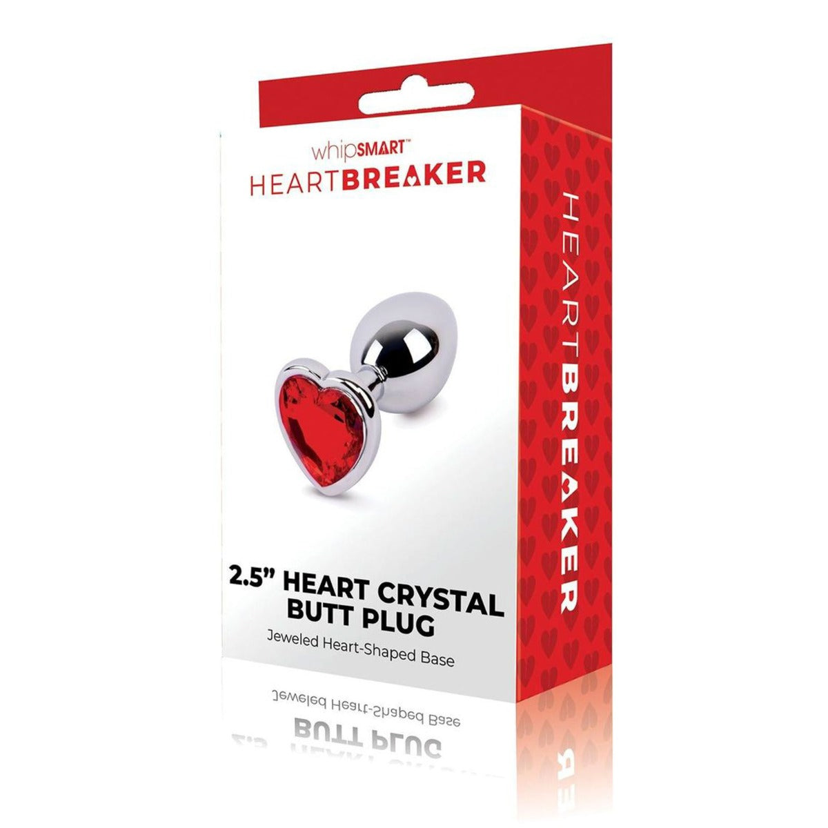WhipSMART | HEARTBREAKER METAL BUTT PLUG - 2.5 Inches