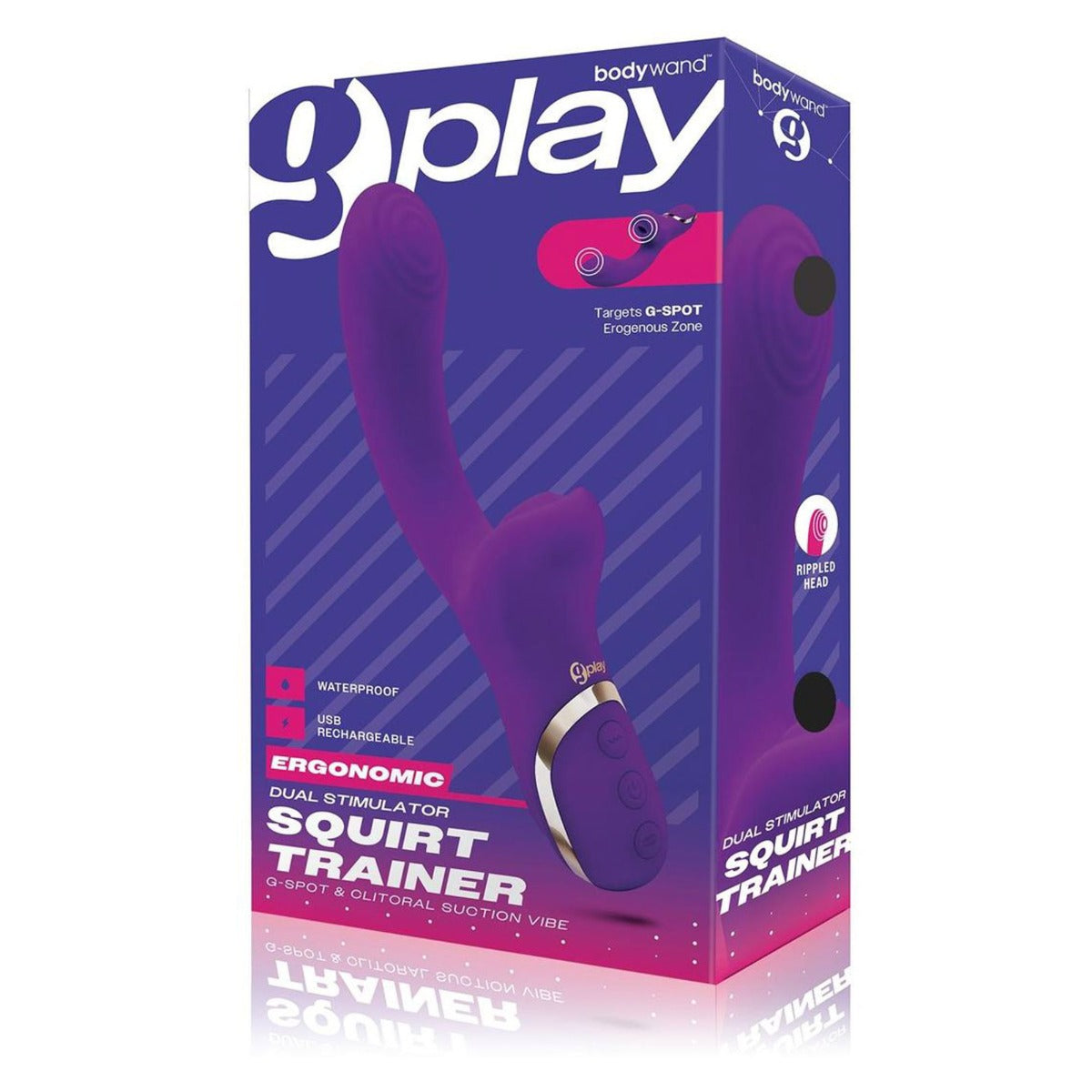 Bodywand | G Play Squirt Trainer G Spot And Clitoral Suction Vibrator - Purple