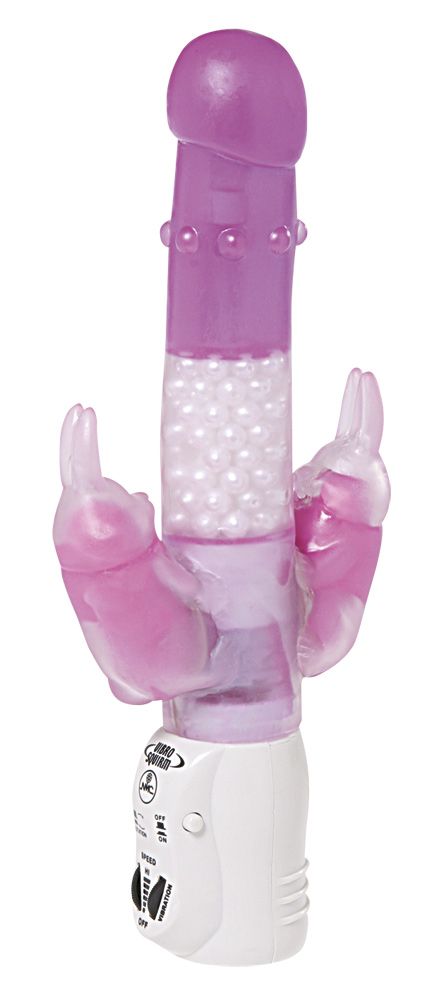 Rabbit Vibrator Nanma Double Bunny Purple 8in    | Awaken My Sexuality