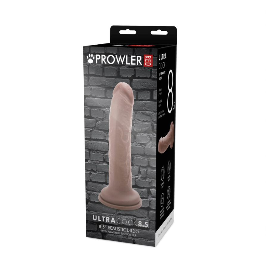 Suction Base Dildos Prowler RED Ultra Cock 8.5 Dildo - Caramel    | Awaken My Sexuality