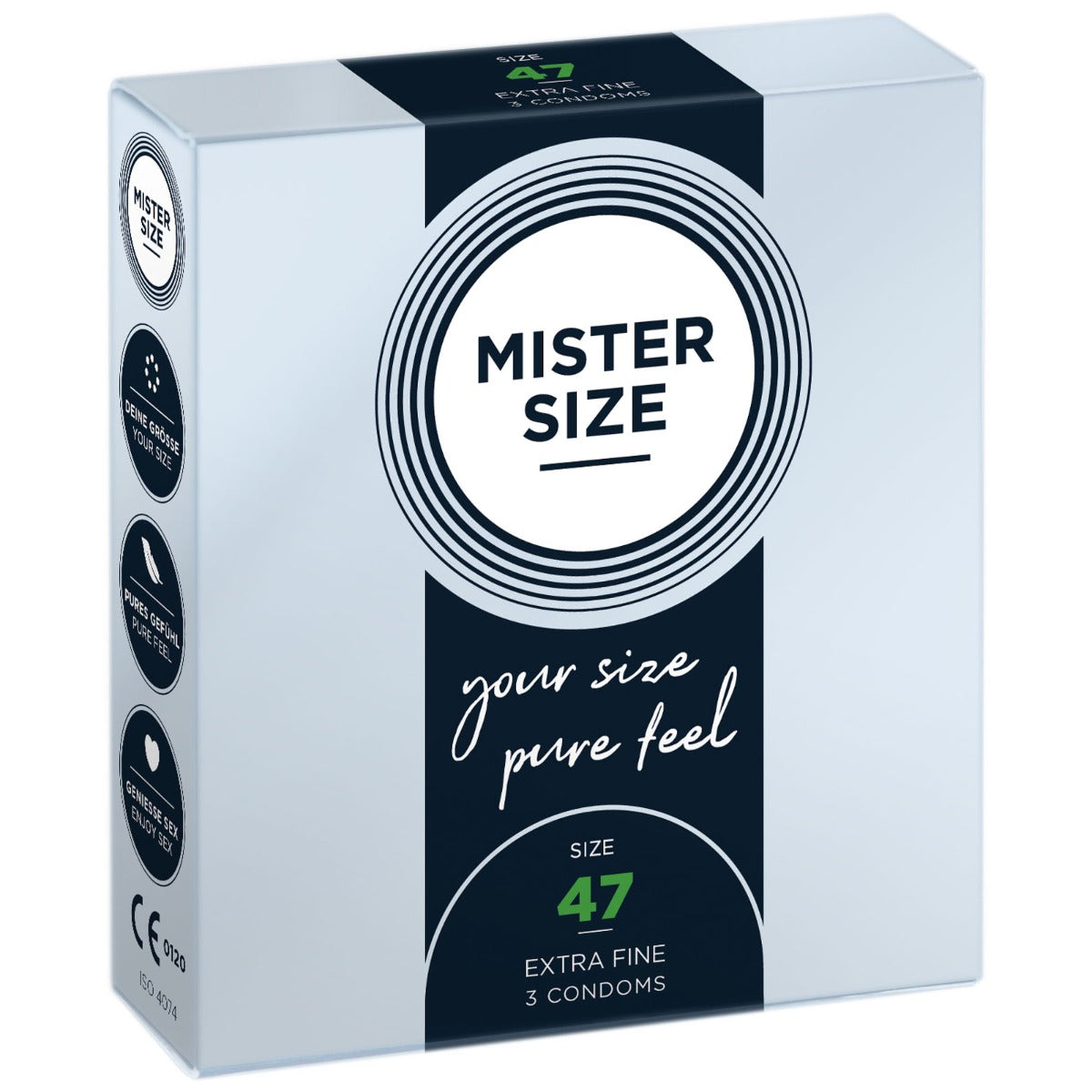 MISTER SIZE | Pure feel Condoms - size 47 mm (3 pack)