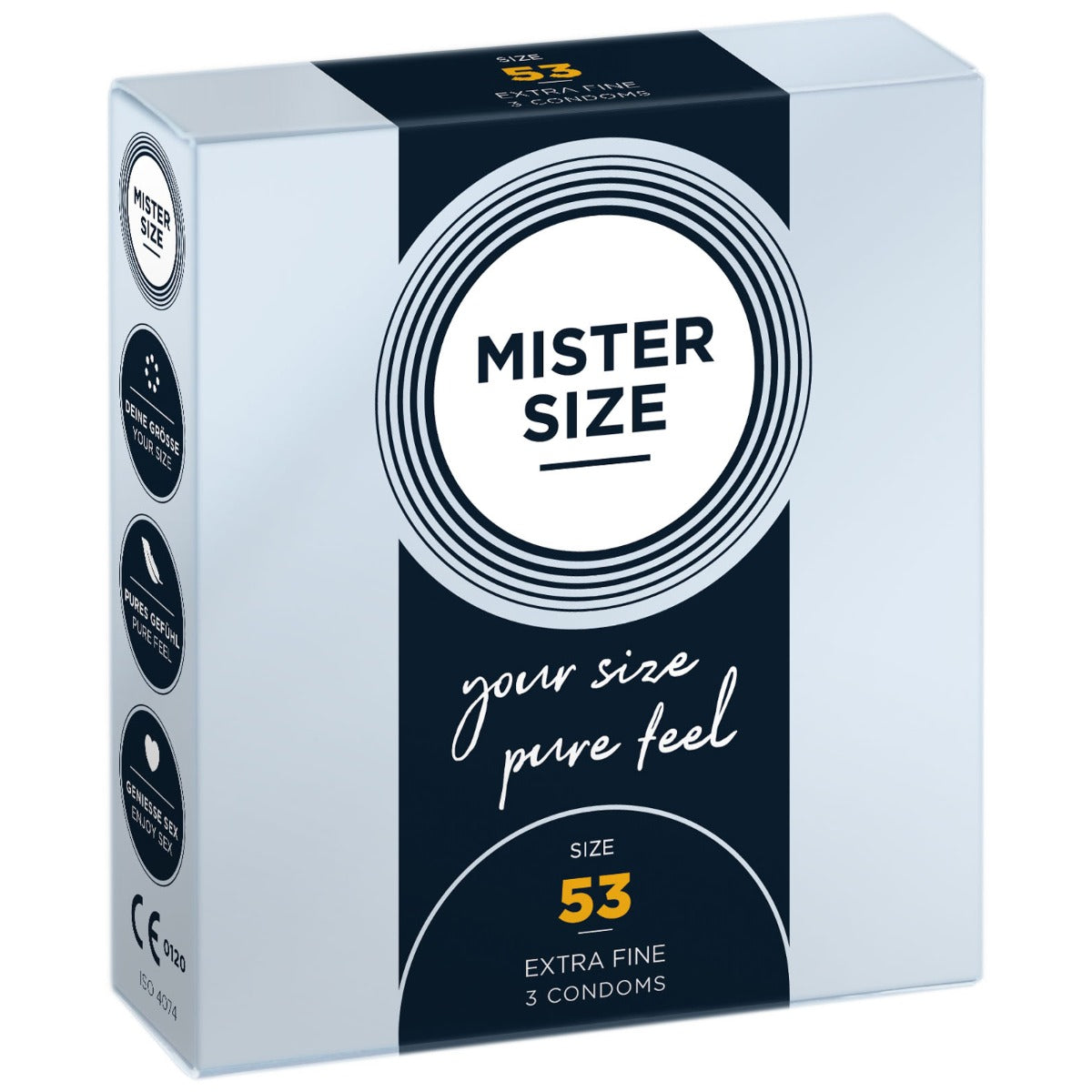 MISTER SIZE | Pure feel Condoms - size 53 mm (3 pack)