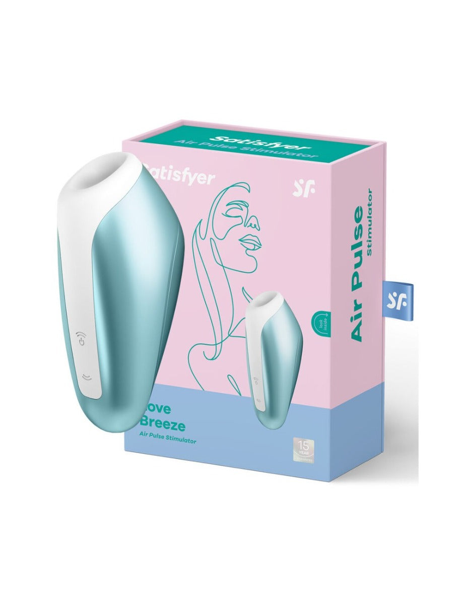 Clitoral Stimulation Satisfyer | Love Breeze Air-Pulse Clitoris Stimulator - Ice Blue    | Awaken My Sexuality