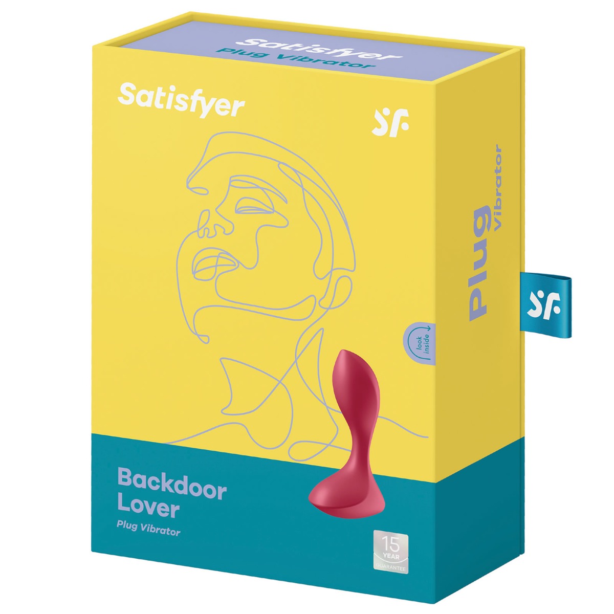 Vibrating Butt Plugs Satisfyer | Backdoor Lover Plug Vibrator - Red    | Awaken My Sexuality