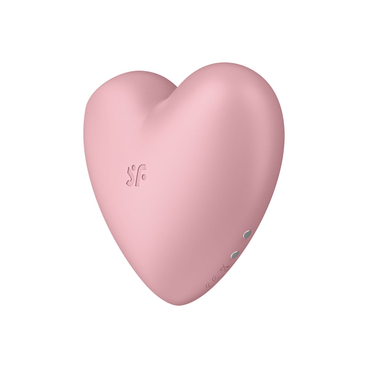 Satisfyer | Cutie Heart Double Air Pulse Vibrator - Light Red