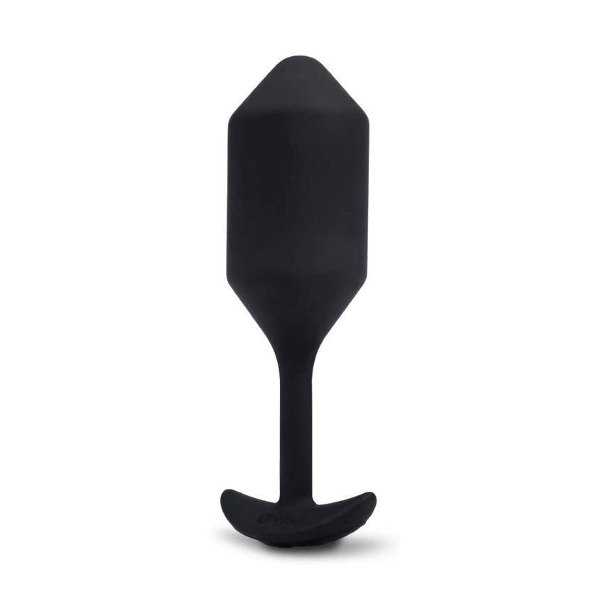 b-vibe | Weighted & Vibrating Snug Plug 5 (XXL)- Black