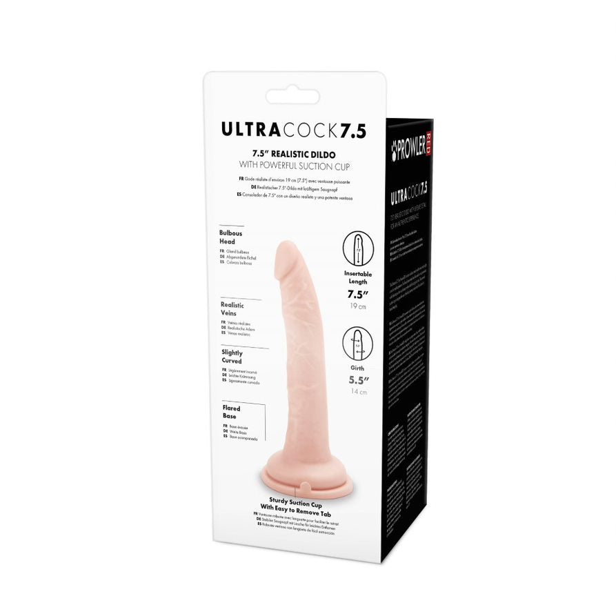 Suction Base Dildos Prowler RED Ultra Cock 7.5    | Awaken My Sexuality