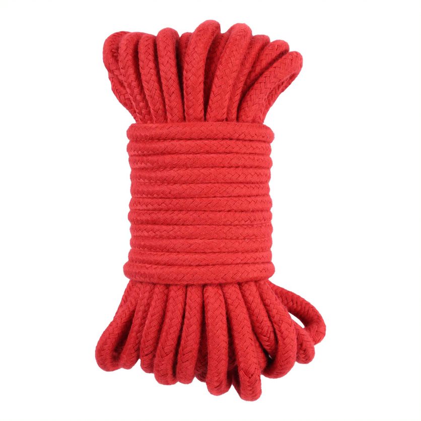 Me You Us | Tie Me Up Soft Cotton Rope - Red 10m