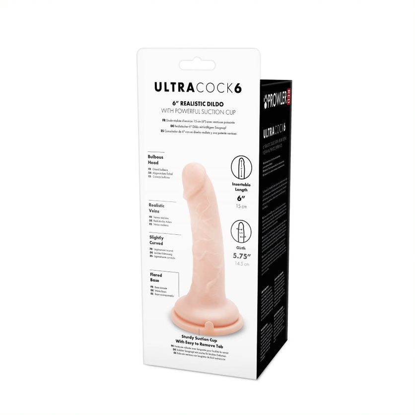 Suction Base Dildos Prowler RED Ultra Cock 6    | Awaken My Sexuality