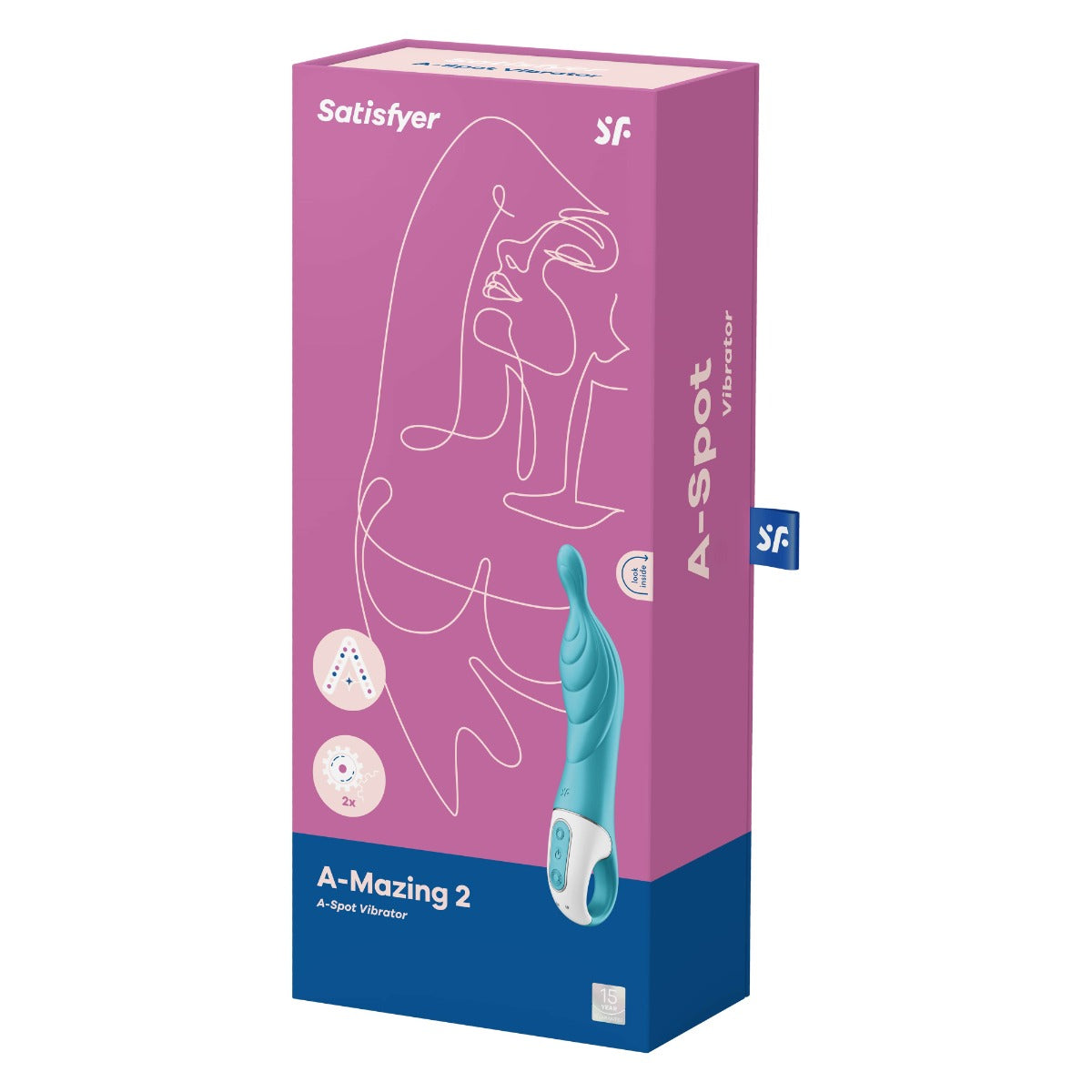  Satisfyer A-Mazing 2 Vibrator Turquoise    | Awaken My Sexuality