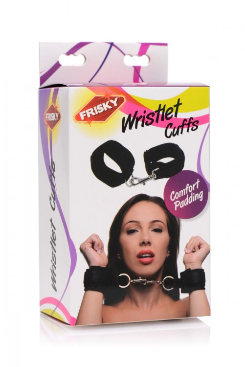 Frisky | Wristlet Cuffs With Comfortable Padding - Black