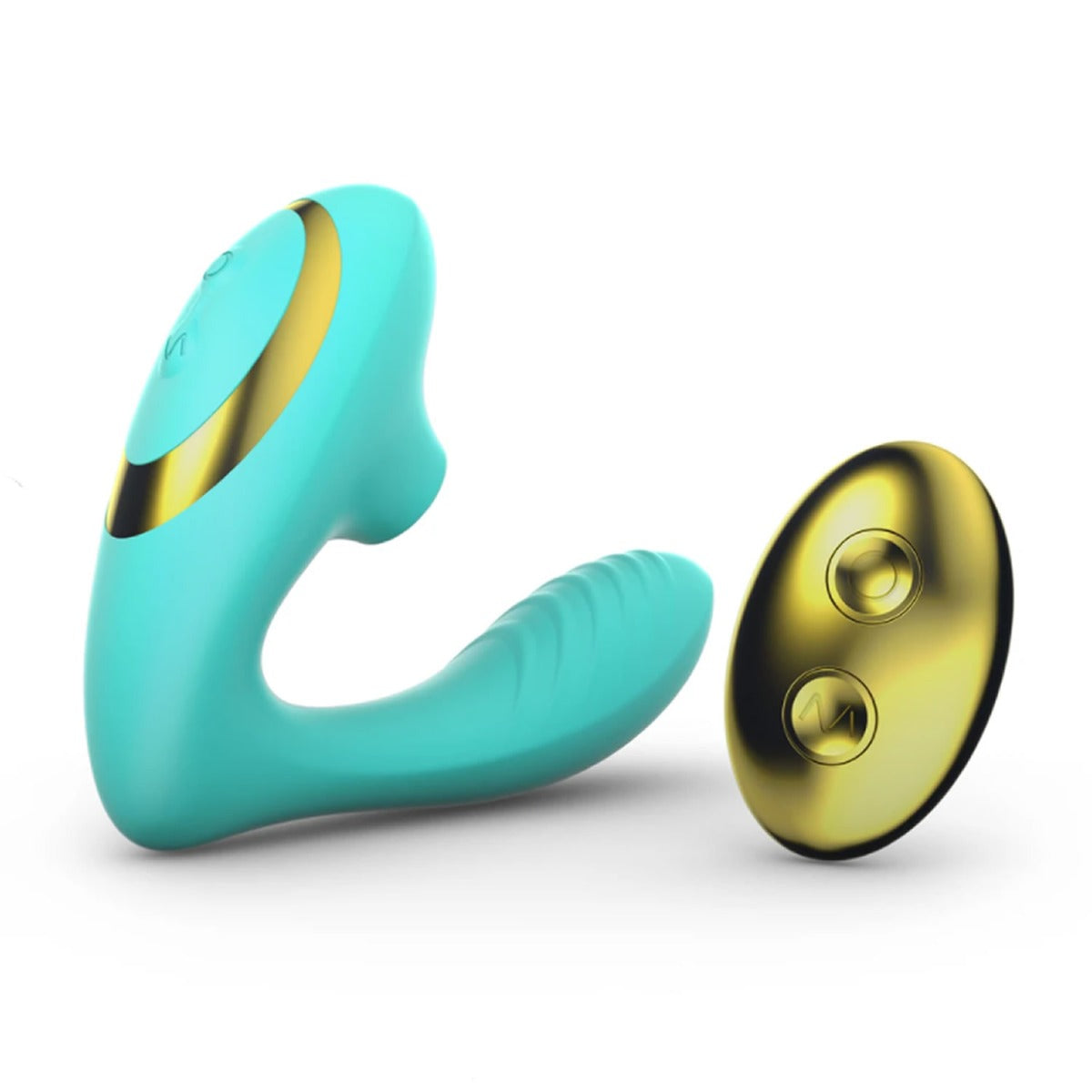 Tracy's Dog | Pro 2 Clitoral Sucking Vibrator - Teal & Gold