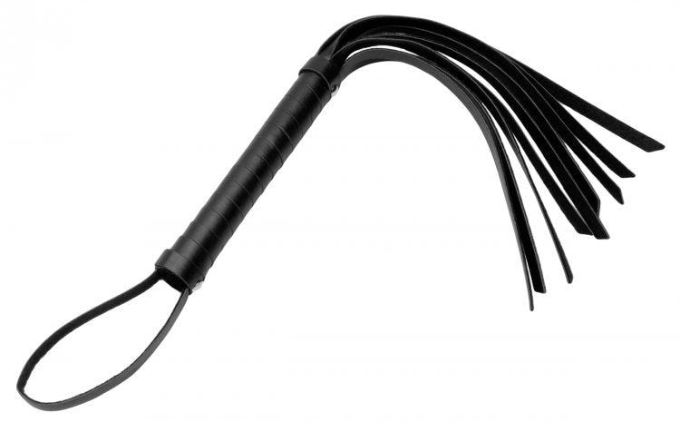 Strict Leather | Cat Tails PU Leather Hand Whip - Black