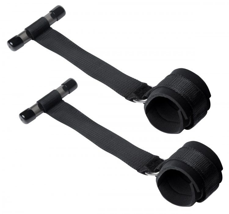 Bondage & Restraints Frisky | Entryway Door Restraints - Black    | Awaken My Sexuality