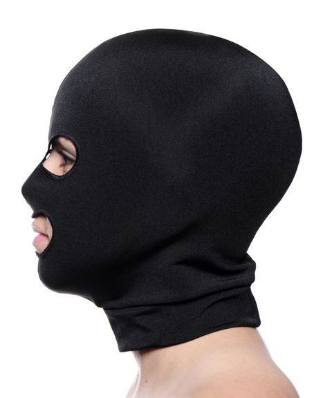 Hoods MASTER SERIES | Spandex Hood With Eye And Mouth Holes - Black    | Awaken My Sexuality