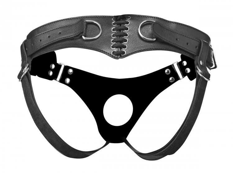 Strap-U | Bodice Corset Style Strap On Harness - Black
