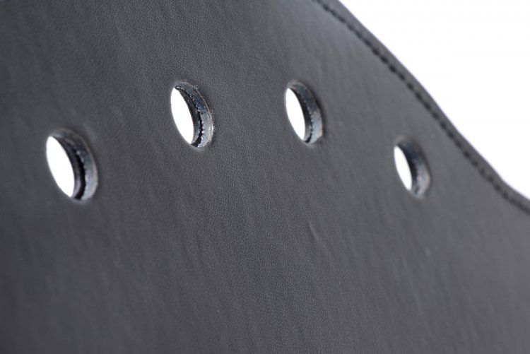  Strict | Deluxe Rounded Paddle with Holes - Black    | Awaken My Sexuality