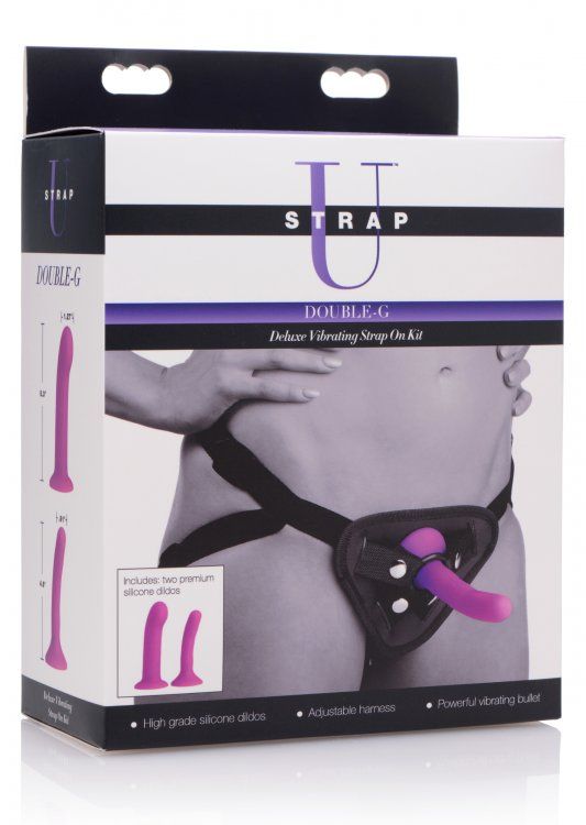 Strap-On Kits Strap U | Double G Deluxe Vibrating Strap-On Kit    | Awaken My Sexuality