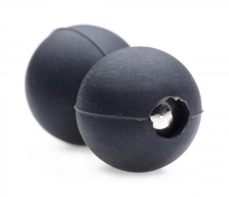 Nipple Play MASTER SERIES | Sin Spheres Silicone Magnetic Balls - Black    | Awaken My Sexuality