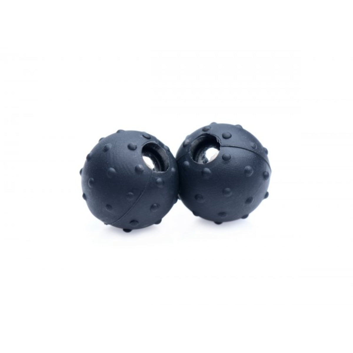 Nipple Play MASTER SERIES | Dragon's Orbs Nubbed Silicone Magnetic Balls - Black    | Awaken My Sexuality