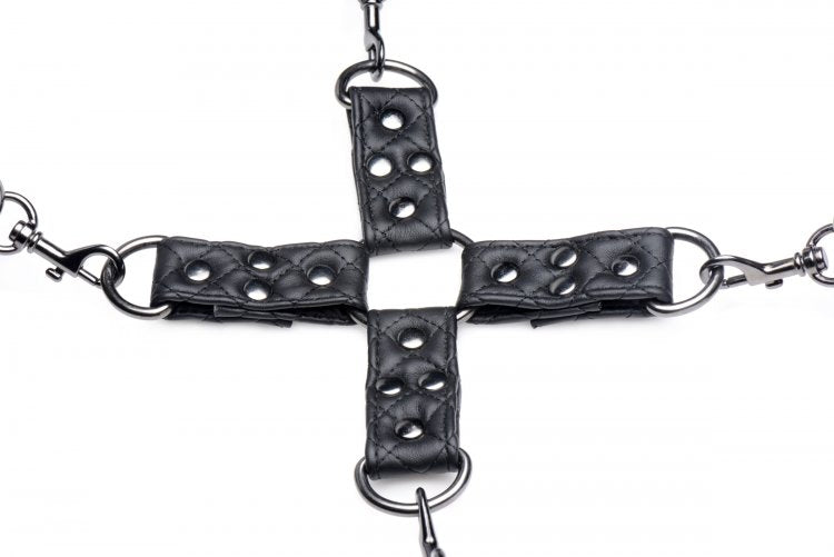 Bondage & Restraints Master Series | Wrist & Ankle Restraint Set with Bonus Hig-Tie Adaptor    | Awaken My Sexuality