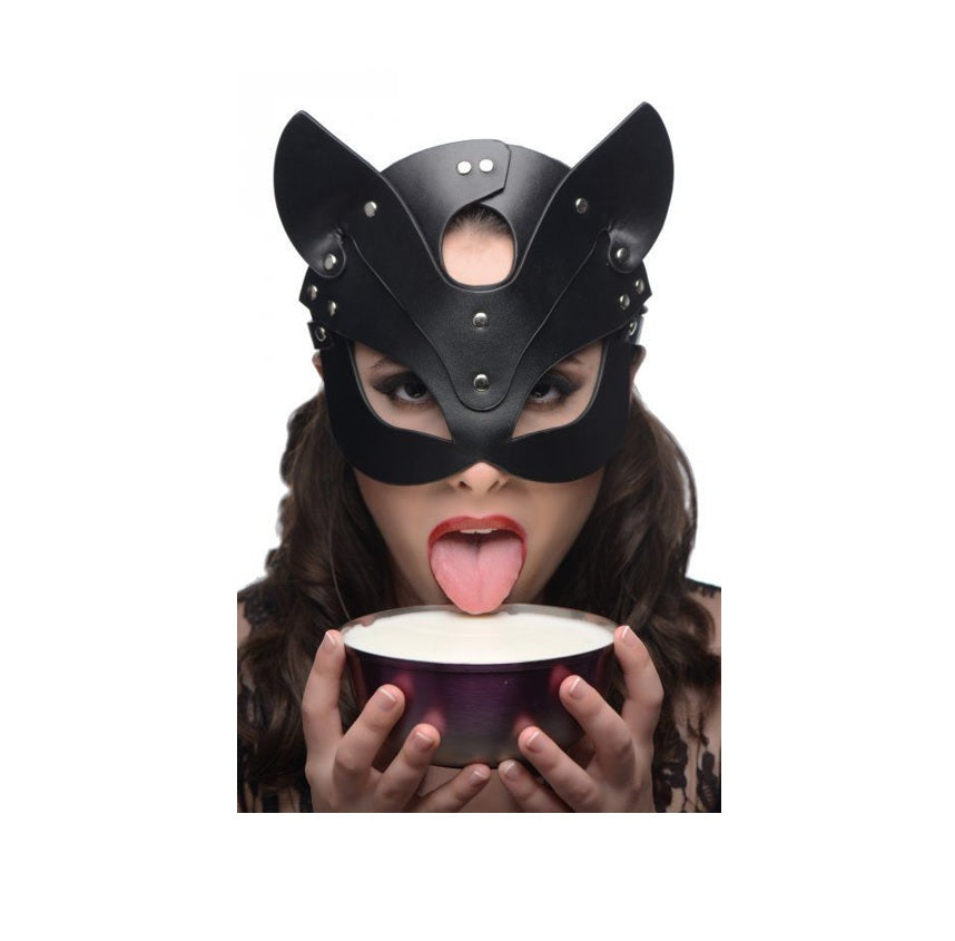 MASTER SERIES | Naughty Kitty Mask - Black