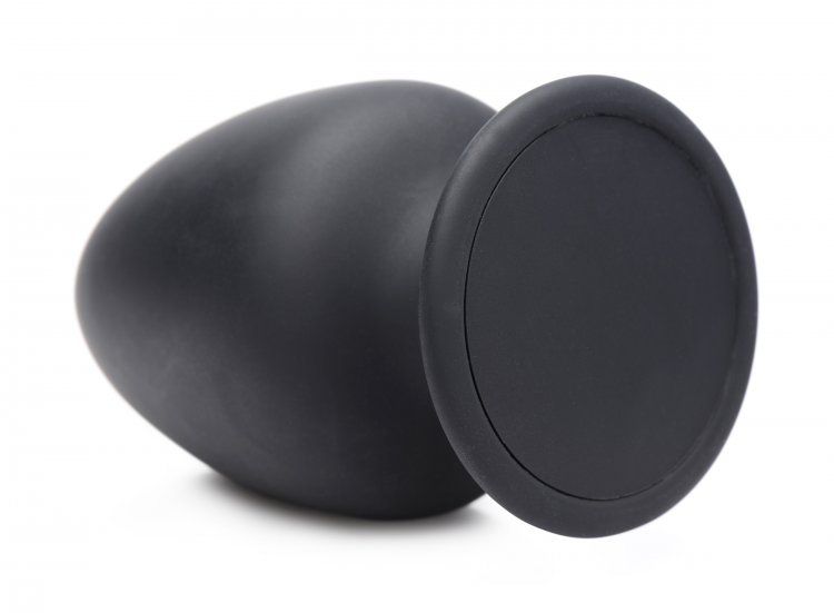 Butt Plugs Squeeze-It | Squeezable Silicone Anal Plug Black - Large    | Awaken My Sexuality