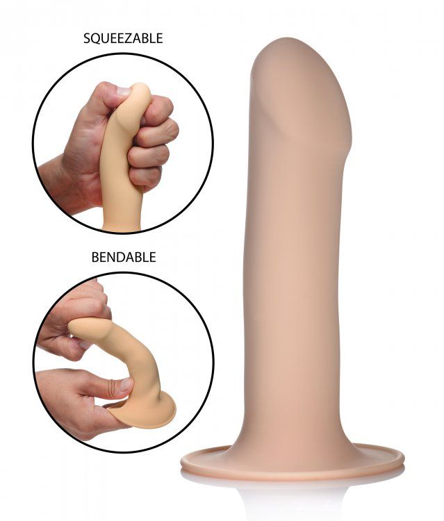 Suction Base Dildos Squeezable Phallic Dildo - Light    | Awaken My Sexuality