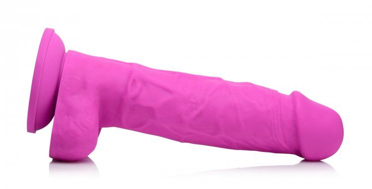 Strap-On Dildo U Strap | Power Pecker 7 Inch Silicone Dildo with Balls - Pink    | Awaken My Sexuality