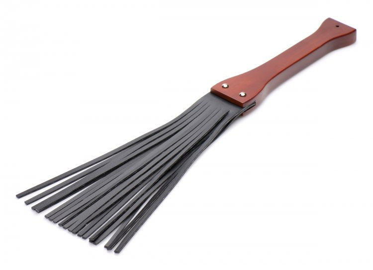 Floggers Master Series | Master Lasher Wooden Flogger - Black & Brown    | Awaken My Sexuality