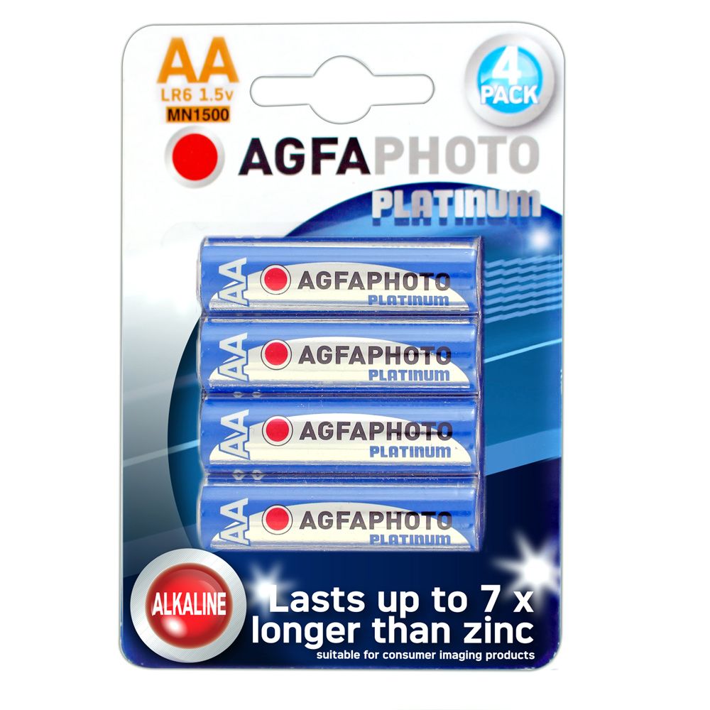AGFA Alkaline AA | 4 Batteries